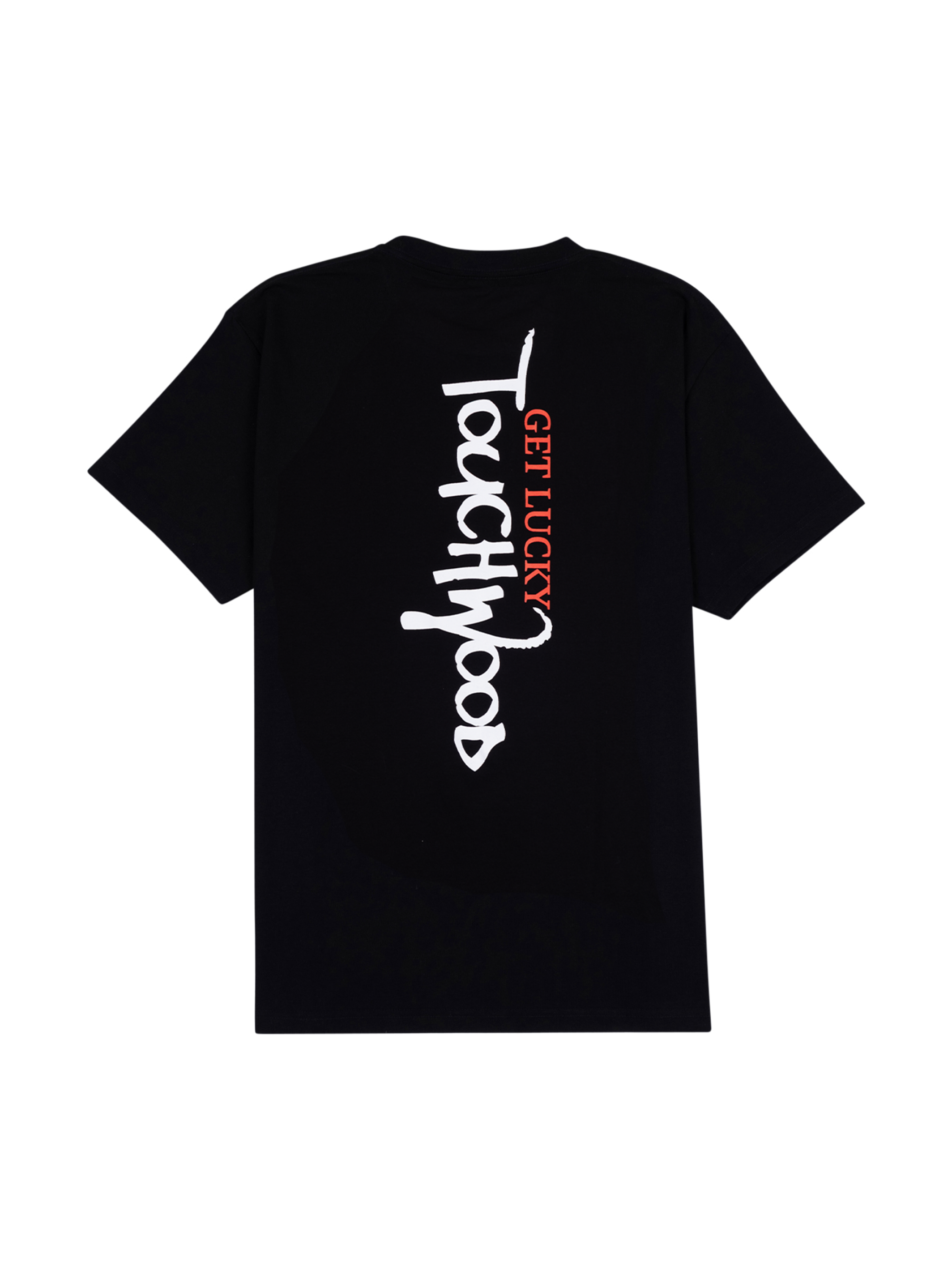The Get Lucky Centre Logo Tee – Black & White