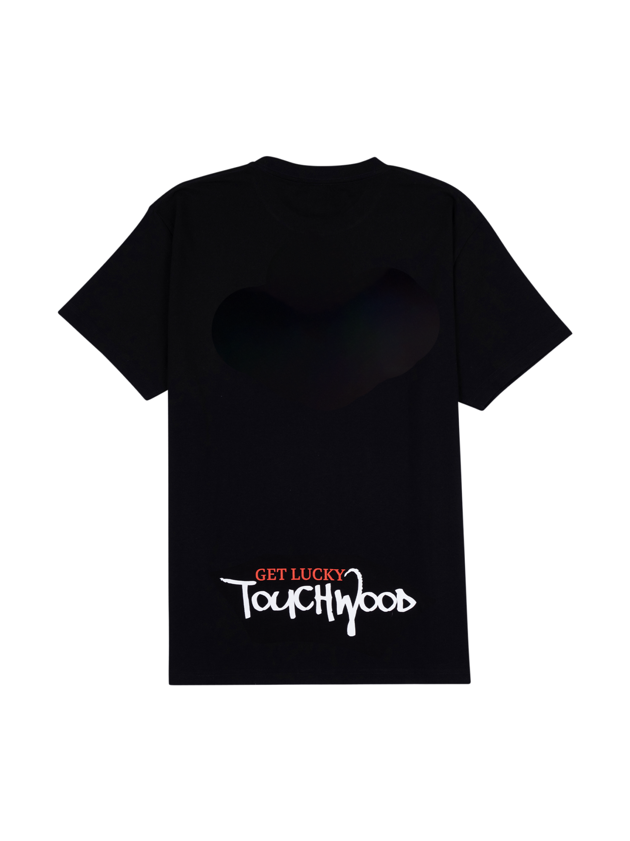 The Get Lucky Lower Logo Tee – Black & White