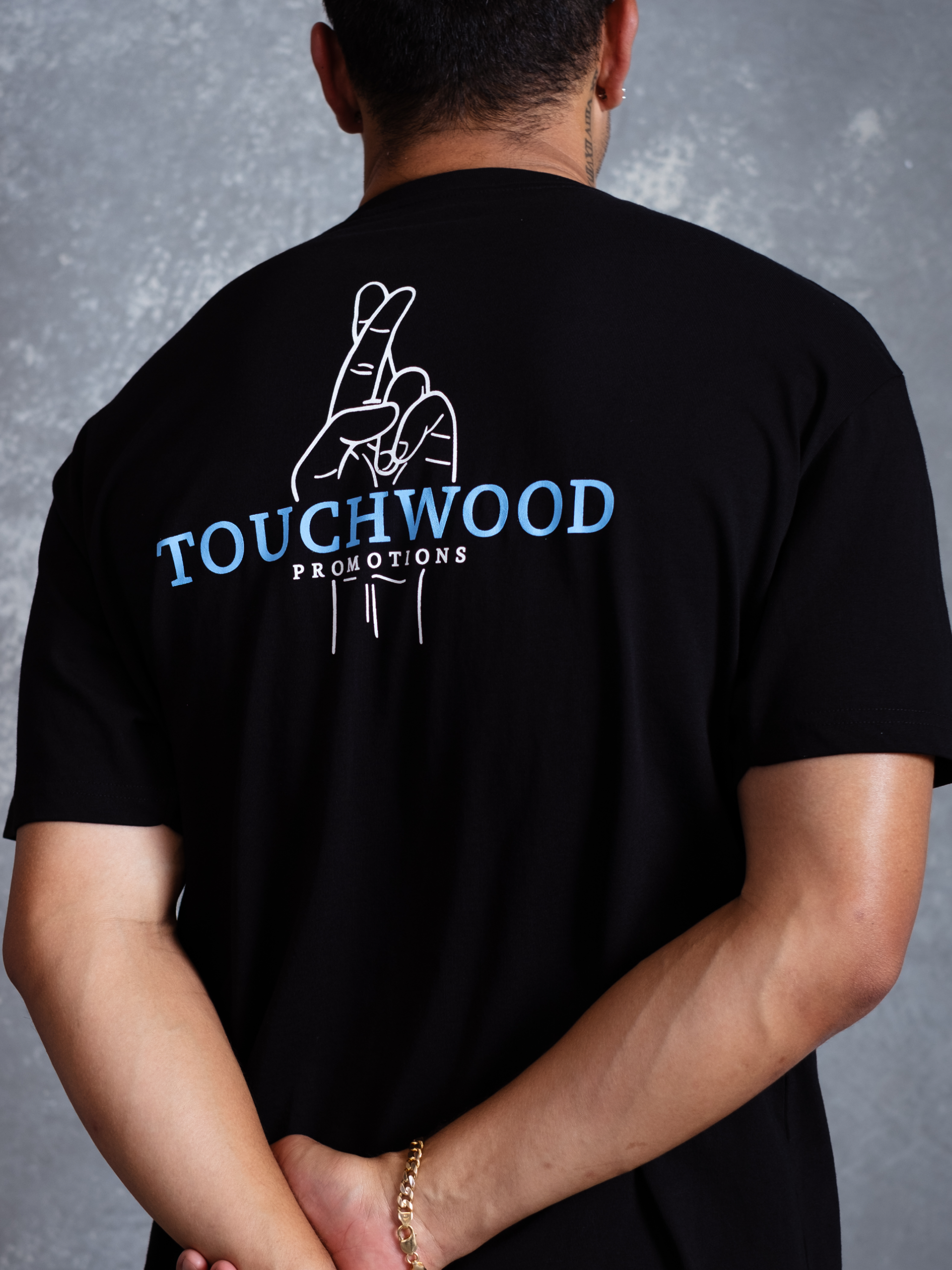The OG Chest Logo Tee – Black & Blue