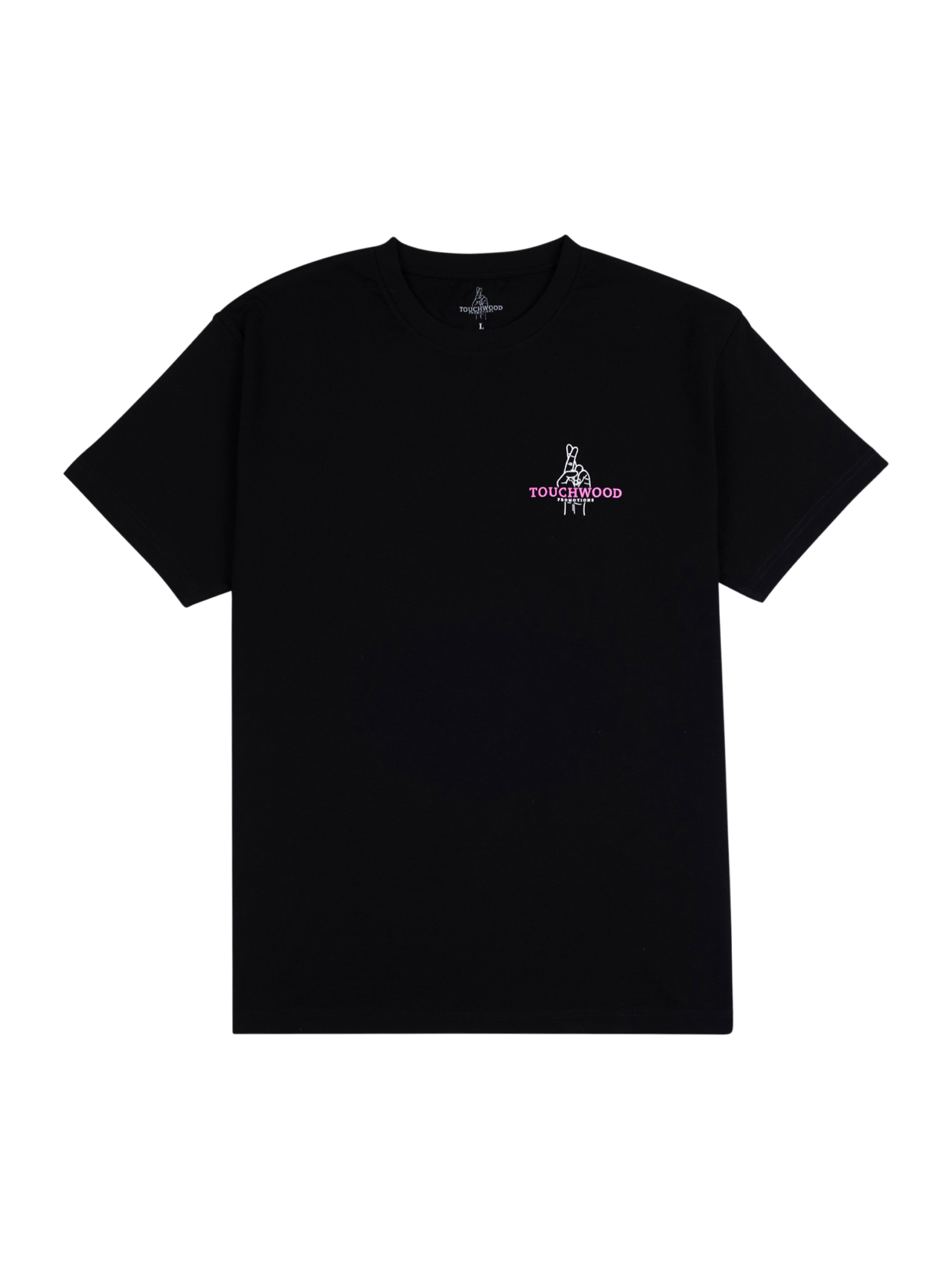 The OG Chest Logo Tee – Black & Pink