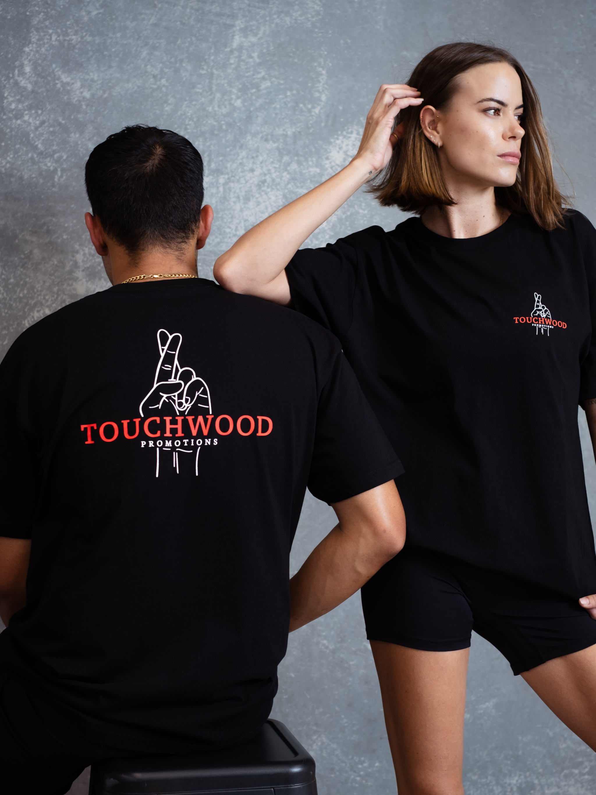 The OG Chest Logo Tee – Black & Red