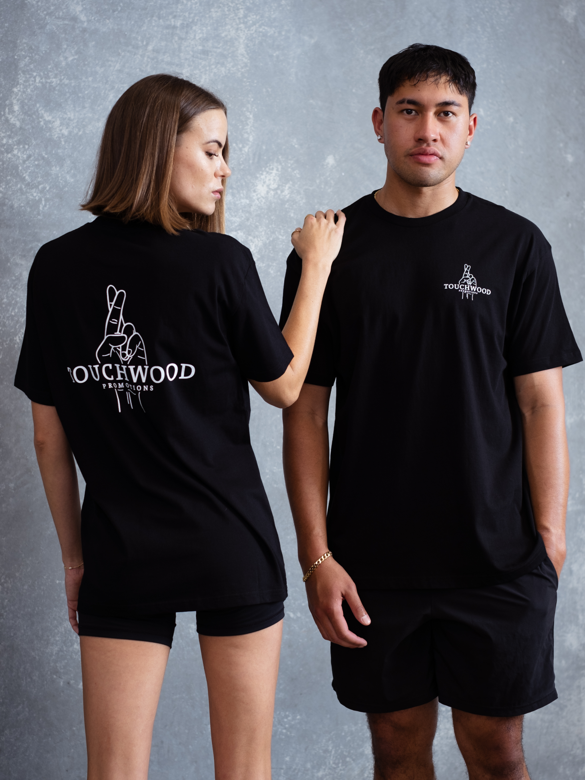 The OG Chest Logo Tee – Black & White