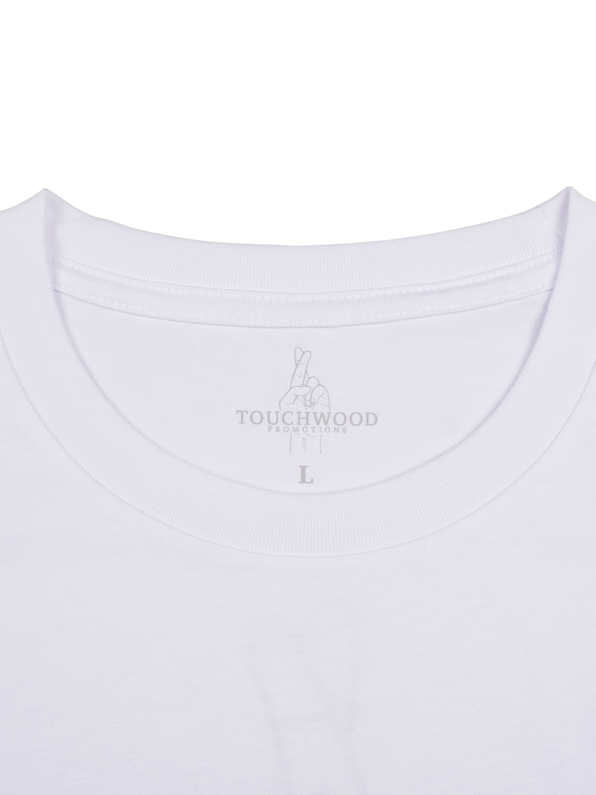 The OG Chest Logo Tee – White & Black