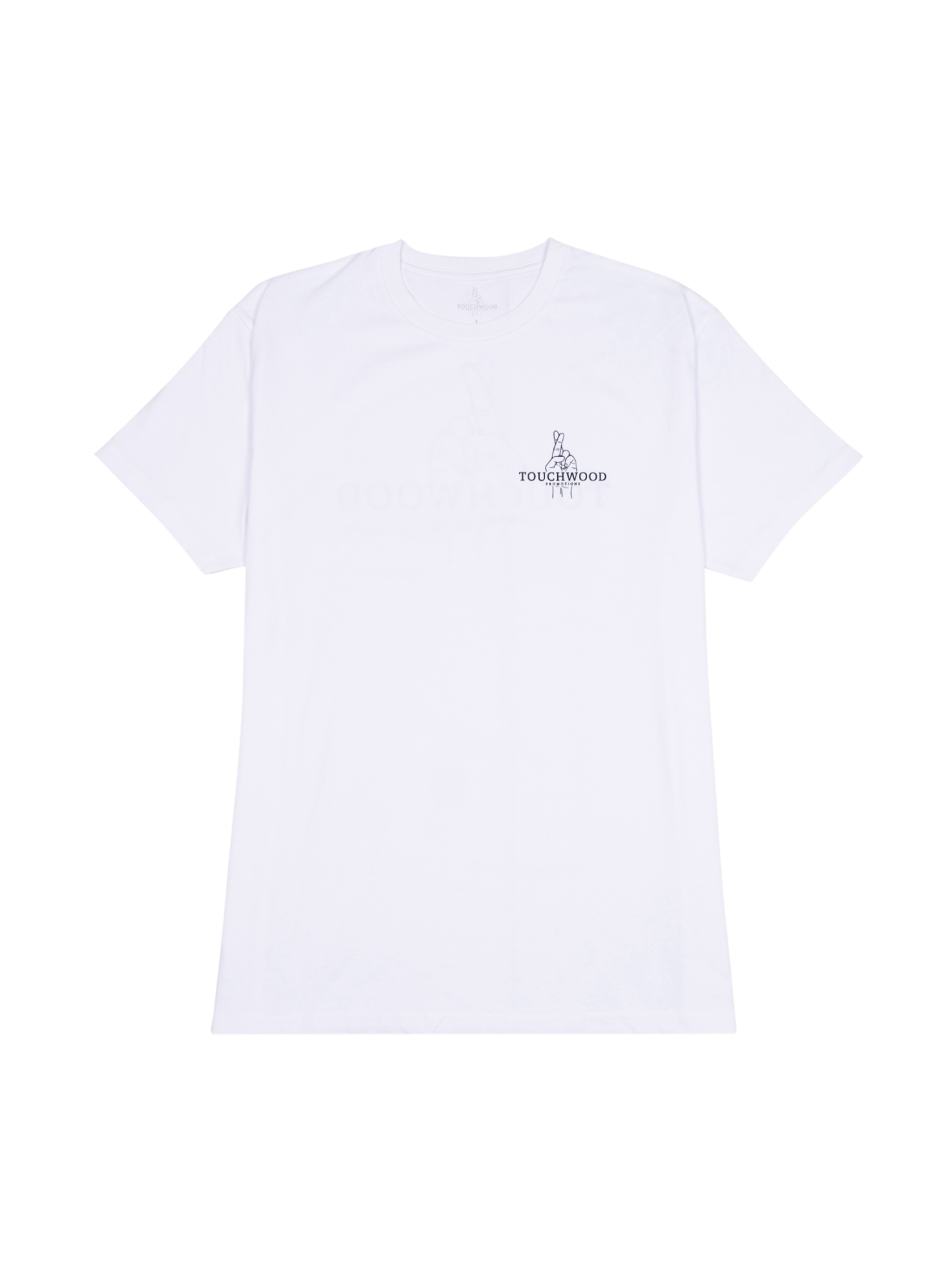 The OG Chest Logo Tee – White & Black