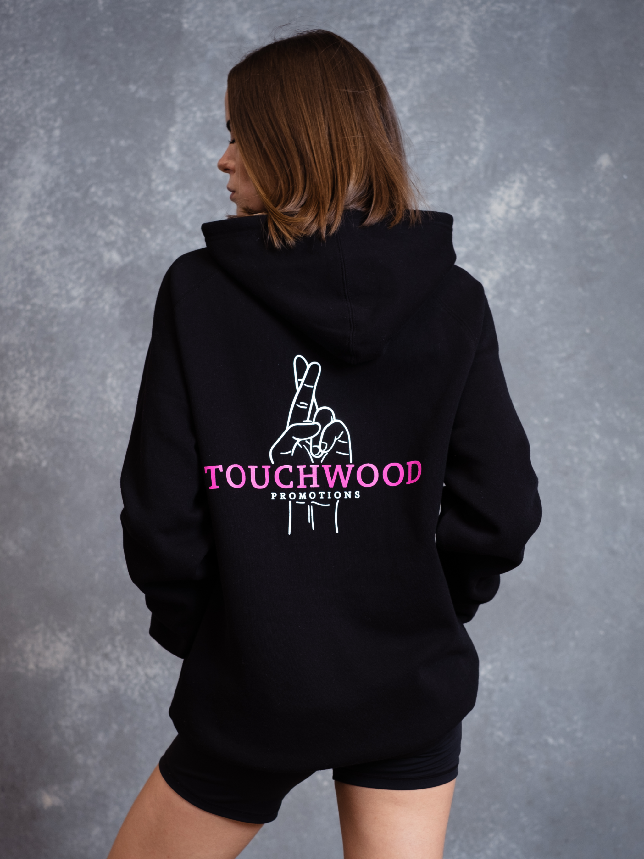 The OG Women's Hoodie – Black & Pink