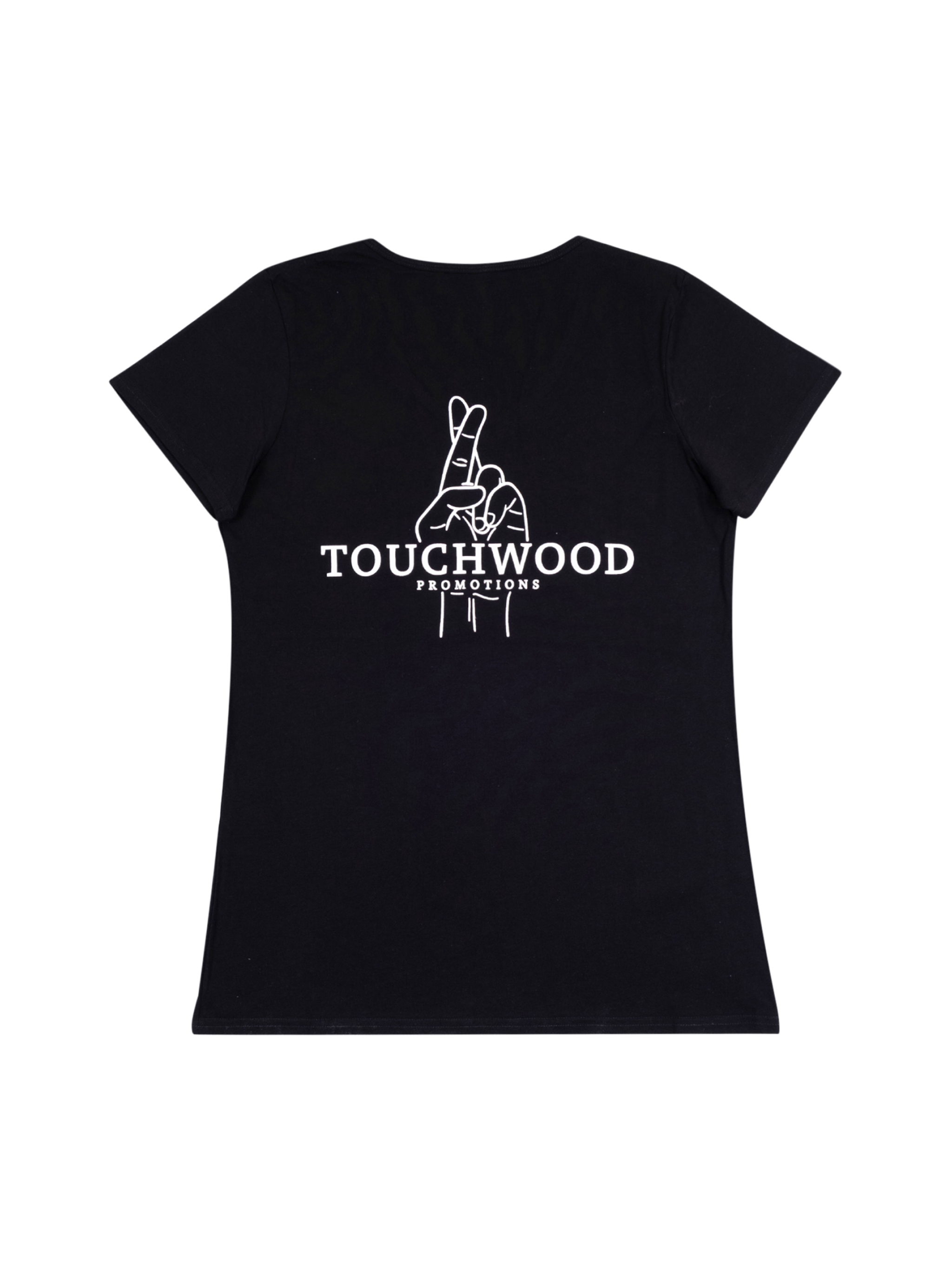 The OG Ladies Bevelled Neck Shirt – White & Black
