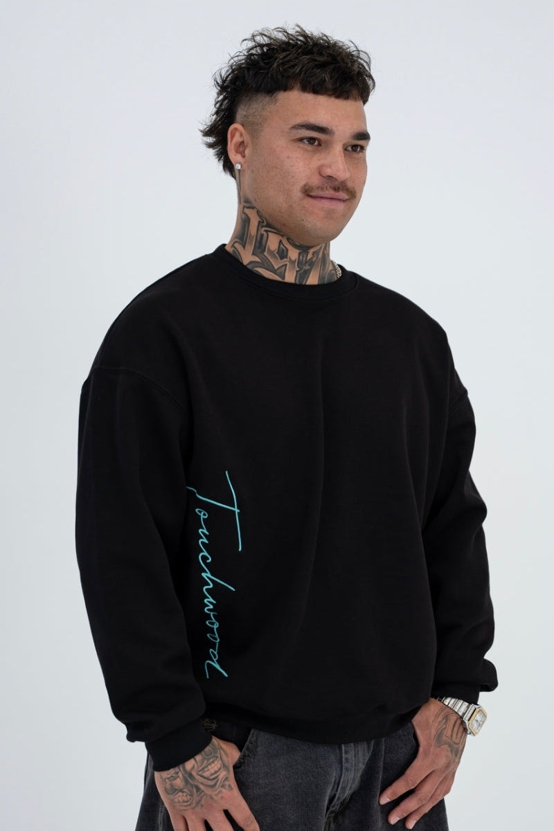 Signature Series Crewneck Jumper - Black
