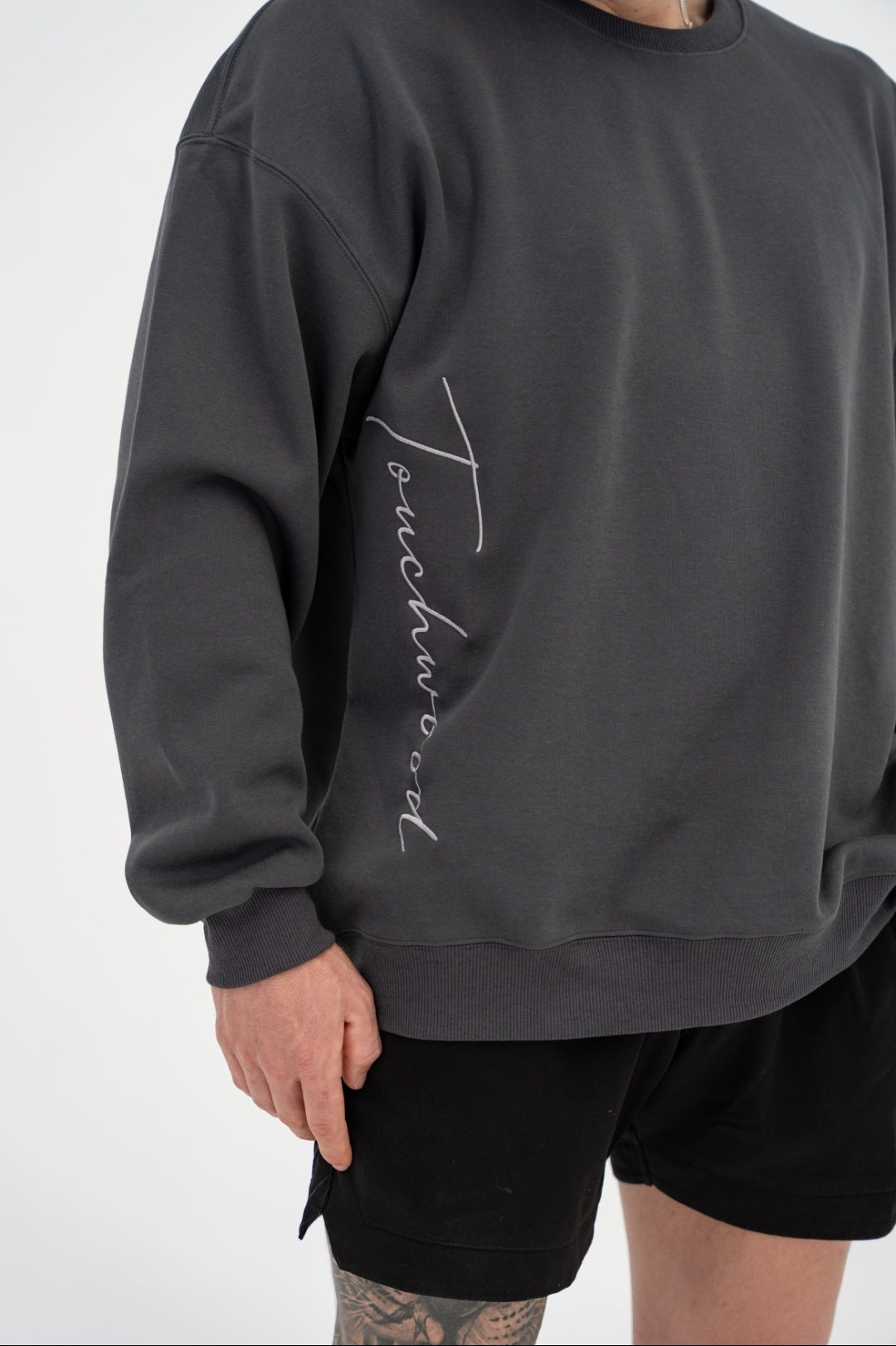 Signature Series Crewneck Jumper - Dark Grey