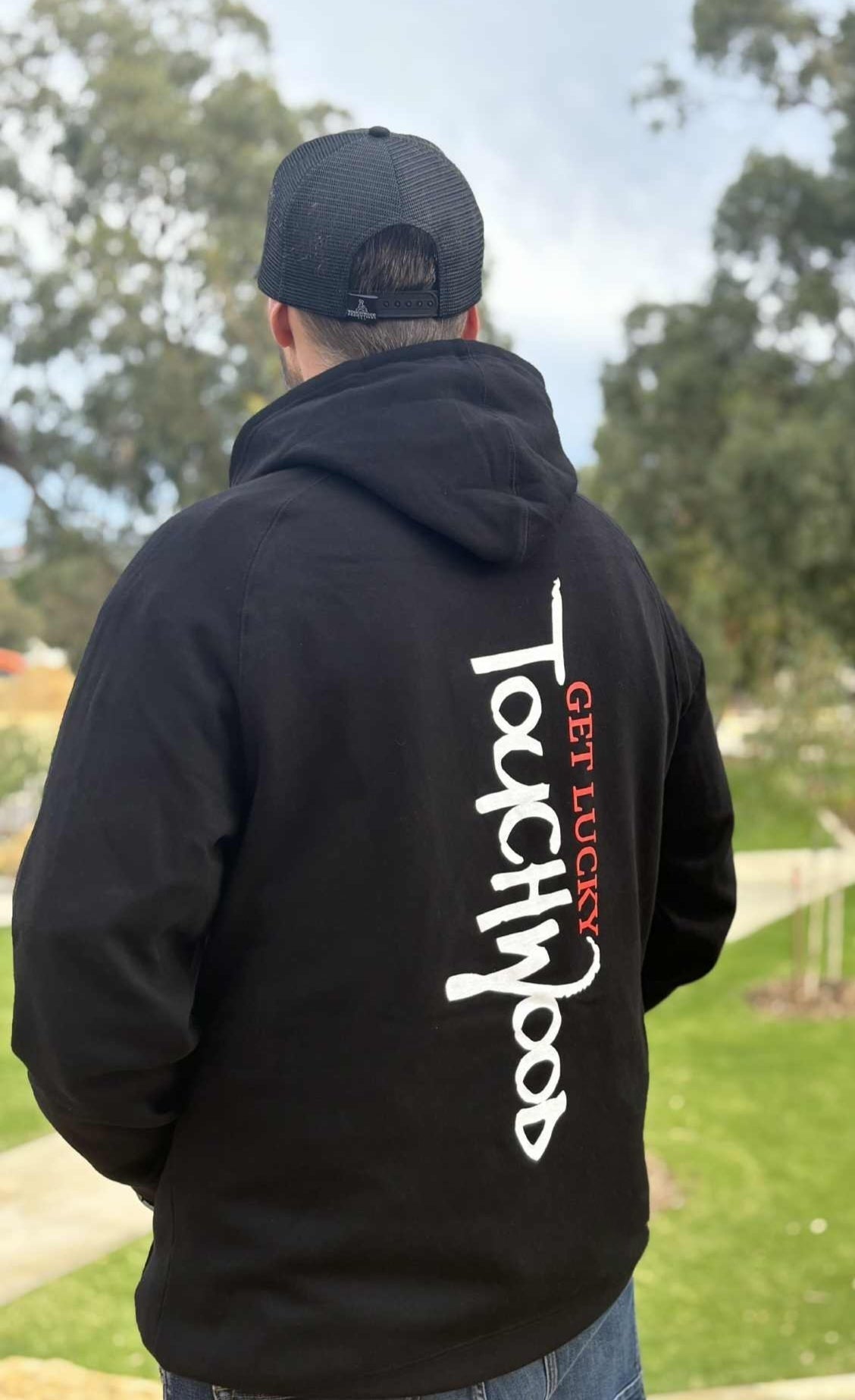 The Get Lucky Hoodie – Black & White