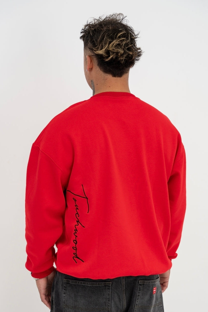 Signature Series Crewneck Jumper - Red